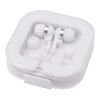 Écouteurs filaires type C Dofida avec étui de rangement en plastique recyclé Standard | Blanc | sans marquage | non disponible | non disponible