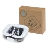 Casque filaire type C Baekdu avec boîte de rangement en plastique recyclé Standard | noir | sans marquage | non disponible | non disponible
