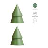 Bougie Originalhome format moyen - set de 2 Vert | sans marquage