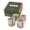 Lot de tasses à café Originalhome Reclay 150 ml blanc