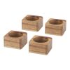 Ronds de serviette en bois d'acacia Napora Bois