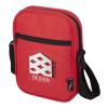 Sac bandoulière Byron de 2 L recyclé certifié GRS Standard | Rouge | sans marquage | non disponible | non disponible | non disponible