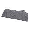 Pochette pour lunettes Felta recyclée GRS Standard | Gris | sans marquage | non disponible | non disponible | non disponible