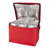 Sac isotherme Spectrum non tissé recyclé GRS de 4L pour 6&nbsp;canettes Standard | Rouge | sans marquage | non disponible | non disponible