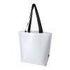 Sac shopping Duo oversize recyclé à double laminage certifié GRS de 30&nbsp;L Standard | Blanc | sans marquage | non disponible | non disponible