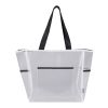 Sac shopping en matériaux recyclés certifiés GRS Mesh de 23&nbsp;L Standard | Blanc | sans marquage | non disponible | non disponible