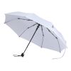 Parapluie pliable Agnes 21 pouces à ouverture automatique en RPET blanc