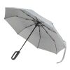 Parapluie pliable SMART 21 pouces en RPET Gris clair