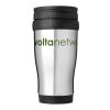 Mug isotherme Sanibel Standard | Argent-Noir | sans marquage | non disponible | non disponible