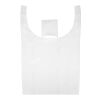 Sac shopping pliable Edy en rPET 105&nbsp;g/m2 avec impression par sublimation blanc