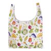 Sac shopping pliable Etta 300&nbsp;g/m2 avec impression par sublimation blanc