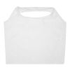 Sac shopping pliable Etta 300&nbsp;g/m2 avec impression par sublimation Blanc