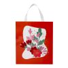 Sac en papier Smartfold 230 g/m² avec anses en ruban et pelliculage brillant - 31 x 12 x 39 cm blanc