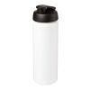 Bouteille Baseline® Plus GRIP de sport avec couvercle à clapet - 750 ml Blanc-Noir | sans marquage | non disponible | non disponible