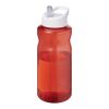 Bouteille de sport H2O Active® Eco Big Base de 1 litre avec couvercle à bec verseur Rouge-Blanc | sans marquage | non disponible | non disponible