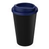 Gobelet recyclé de 350 ml Americano Eco Noir-Bleu | sans marquage | non disponible | non disponible