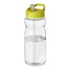Gourde de sport H2O Active® Base Tritan™ de 650 ml avec couvercle à bec verseur Translucide-Citron vert | sans marquage | non disponible | non disponible