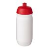 Bouteille HydroFlex™ de sport en plastique - 500&nbsp;ml Rouge-Blanc transparent | sans marquage | non disponible | non disponible