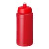 Bouteille Baseline de sport en plastique recyclé - 500&nbsp;ml Rouge-Rouge | sans marquage | non disponible | non disponible