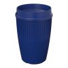 Gobelet Cirrus de 350&nbsp;ml avec couvercle 360° Bleu | sans marquage | non disponible | non disponible