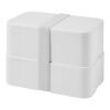 Lunch box MIYO Pure à deux blocs Blanc-Blanc-Blanc | sans marquage | non disponible | non disponible