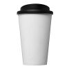 Gobelet avec isolation Brite-Americano® Recycled de 350 ml Blanc-Noir | sans marquage | non disponible | non disponible