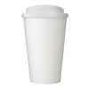 Gobelet avec isolation Brite-Americano® Eco de 350 ml et anti-déversement blanc | sans marquage | non disponible | non disponible