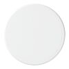 Sous-verre rond Renzo en plastique blanc | sans marquage | non disponible | non disponible