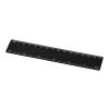 Règle en plastique Renzo 15 cm noir | sans marquage | non disponible | non disponible