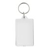 Porte-clefs plastique Luken réouvrable Blanc | sans marquage | non disponible | non disponible