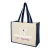 Sac Varai 340 g/m² en toile et jute Marine