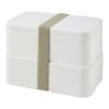 Boîte à lunch à double épaisseur de 700&nbsp;+&nbsp;700&nbsp;ml MIYO POP blanc | sans marquage | non disponible | non disponible
