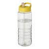 Bouteille H2O Treble avec paille - 750 ml Blanc-Jaune | sans marquage | non disponible | non disponible