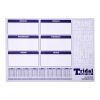 Bloc-notes Desk-Mate® A2 blanc | 25 pages | sans marquage | non disponible | non disponible