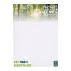 Bloc-notes A4 recyclé Desk-Mate® Blanc | 25 Seiten | sans marquage | non disponible | non disponible