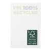 Notes autocollantes recyclées 50 x 75 mm Sticky-Mate® Blanc | 25 Seiten | sans marquage | non disponible | non disponible