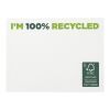 Notes autocollantes recyclées 100 x 75 mm Sticky-Mate® Blanc | 25 Seiten | sans marquage | non disponible | non disponible