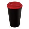 Gobelet Americano® de 350&nbsp;ml isotherme Rouge-Noir | sans marquage | non disponible | non disponible