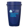 Gobelet Alto POP de 350&nbsp;ml avec couvercle 360° bleu transparent