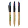 BIC® 4 Colours Wood Style Noir-beige