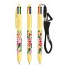 BIC® 4 Couleurs® Pastel + Lanyard Jaune