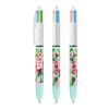 BIC® 4 Couleurs Fashion bille Blanc-Blanc/Bleu Clair(2) | sans marquage | non disponible | non disponible