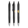 BIC® Intensity® Gel Clic noir | encre bleu | Sérigraphie 1 couleur | Corps-arrière clip | 16.00 mm x 40.00 mm