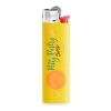BIC® J23 Briquet jaune/noir | Sérigraphie 1 couleur | Corps-Face arrière | 16.00 mm x 50.00 mm