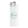BIC® J25 Standard Briquet Blanc-Blanc-Blanc-gris clair | Sérigraphie 1 couleur | Corps-face arrière | 16.00 mm x 40.00 mm