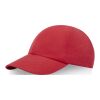 Casquette 6 panneaux Mica GRS recyclée ajustée Standard | Rouge | sans marquage | non disponible | non disponible | non disponible