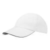 Casquette sandwich 6&nbsp;panneaux Morion GRS recyclée ajustable Standard | Blanc | Not applicable | sans marquage | non disponible | non disponible | non disponible