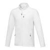Veste Amber pour homme en polaire recyclée GRS entièrement zippée Standard | blanc | 3XL | sans marquage | non disponible | non disponible | non disponible