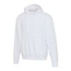 Sweat à capuche oversize unisexe en coton bio certifié OCS Boris de 280&nbsp;g/m2 Standard | Blanc | XXS | sans marquage | non disponible | non disponible | non disponible