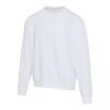 Pull unisexe OCS en coton bio oversize à col rond Boris de 280&nbsp;g/m2 Standard | Blanc | XXS | sans marquage | non disponible | non disponible | non disponible